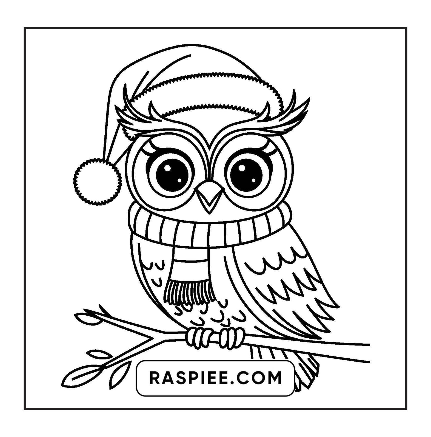 120 Bold and Easy Christmas Coloring Pages Printable PDF Instant Download