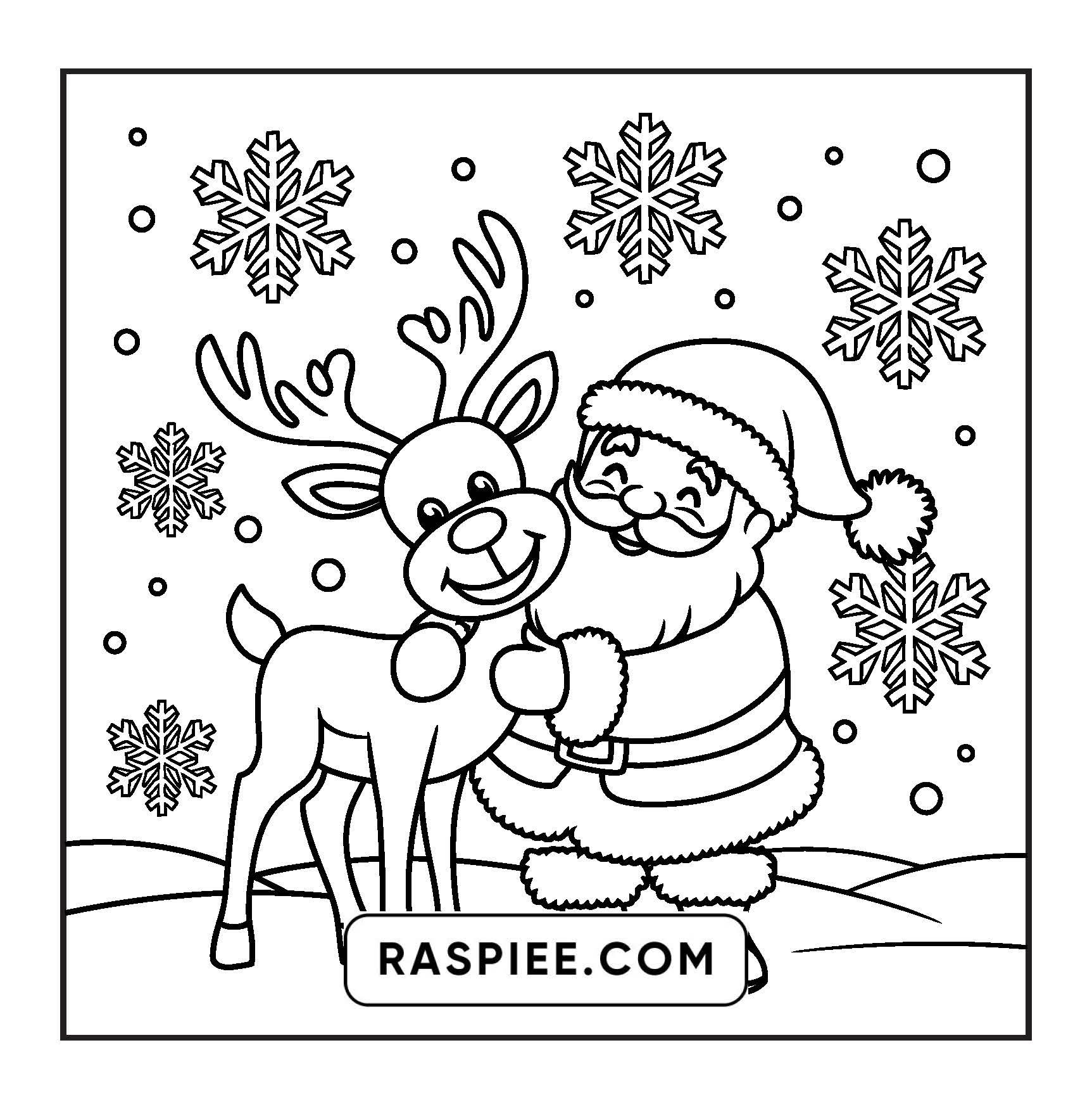 120 Bold and Easy Christmas Coloring Pages Printable PDF Instant Download