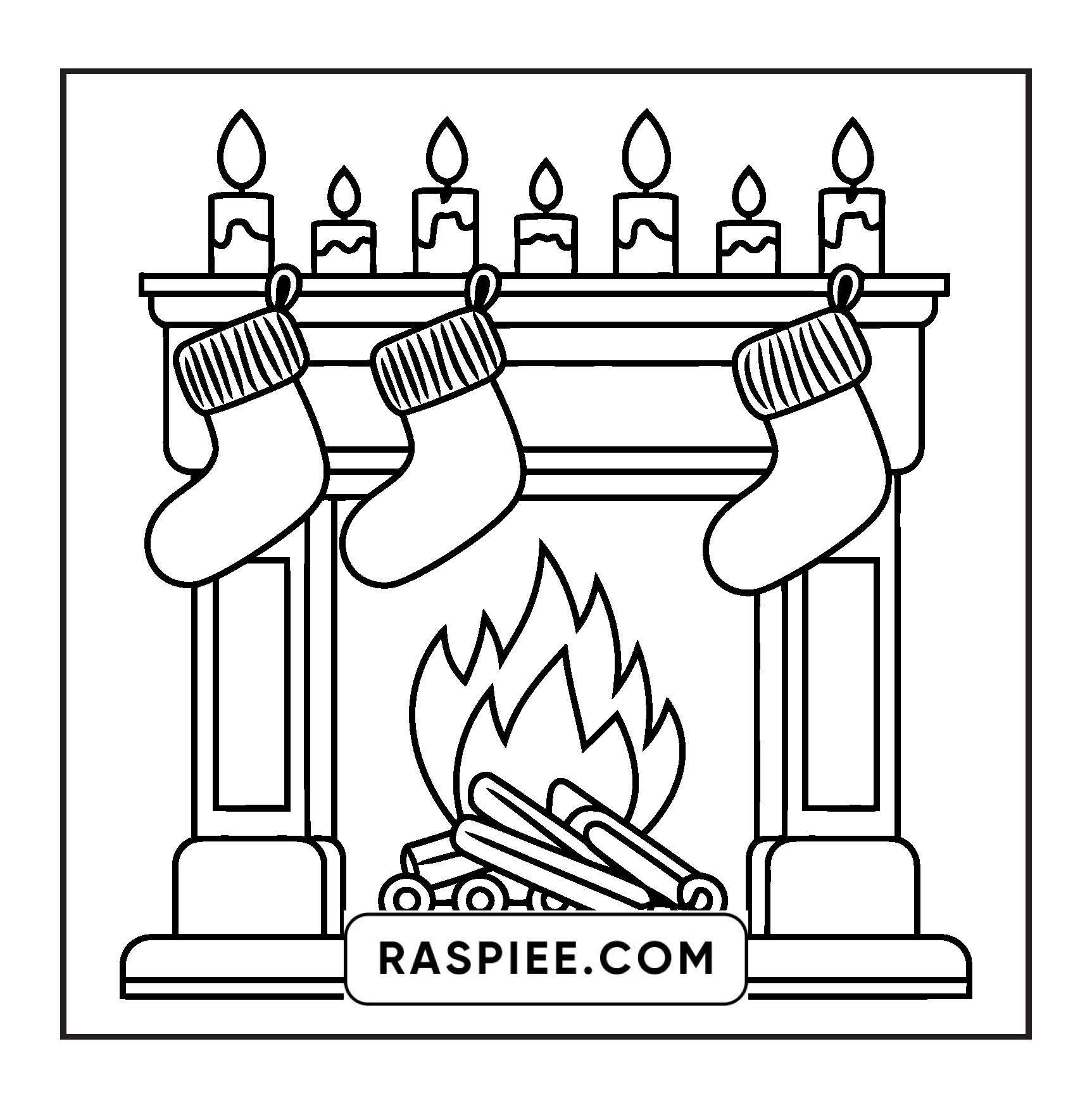 120 Bold and Easy Christmas Coloring Pages Printable PDF Instant Download