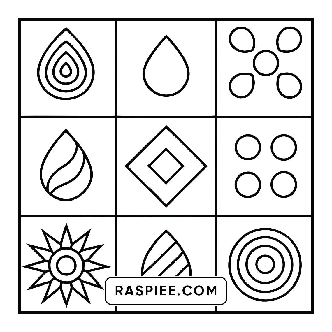 120 Bold and Easy Comfy Patterns Coloring Pages