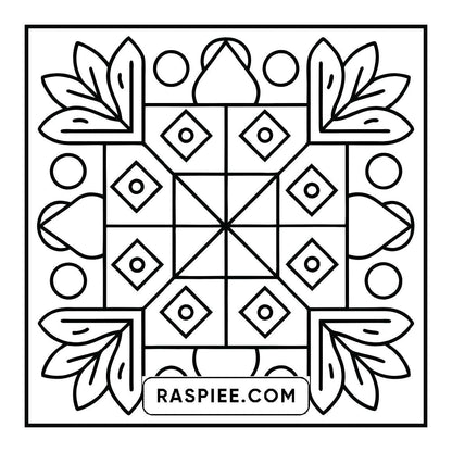120 Bold and Easy Comfy Patterns Coloring Pages