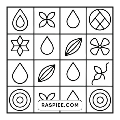 120 Bold and Easy Comfy Patterns Coloring Pages