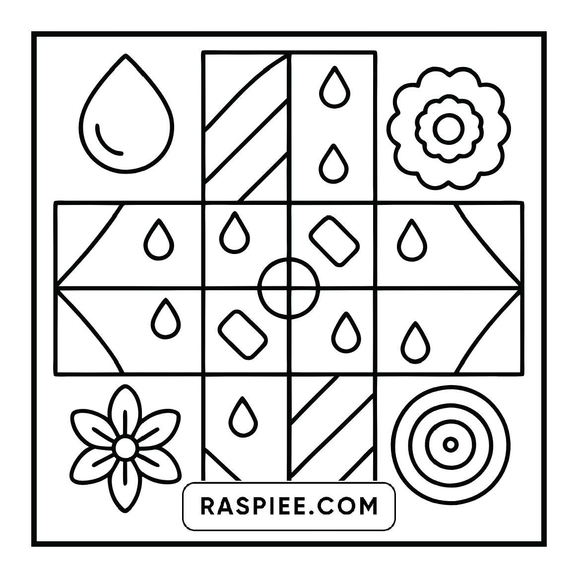 120 Bold and Easy Comfy Patterns Coloring Pages