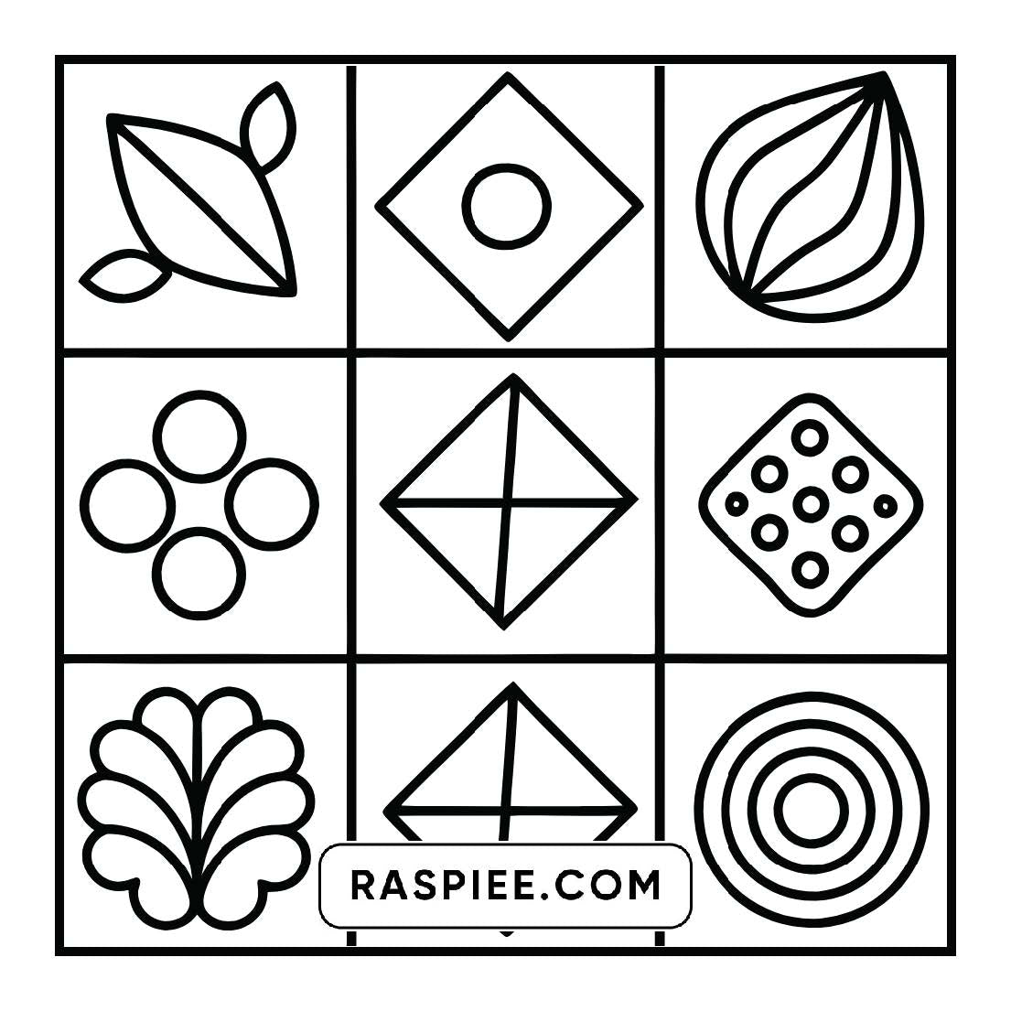 120 Bold and Easy Comfy Patterns Coloring Pages