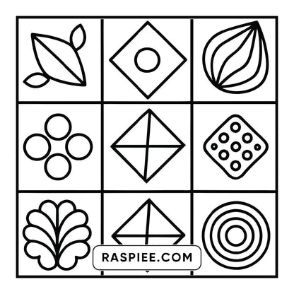 120 Bold and Easy Comfy Patterns Coloring Pages