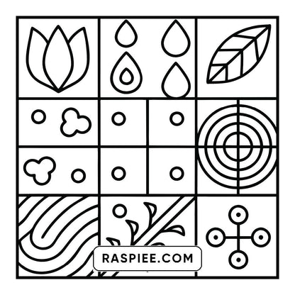 120 Bold and Easy Comfy Patterns Coloring Pages