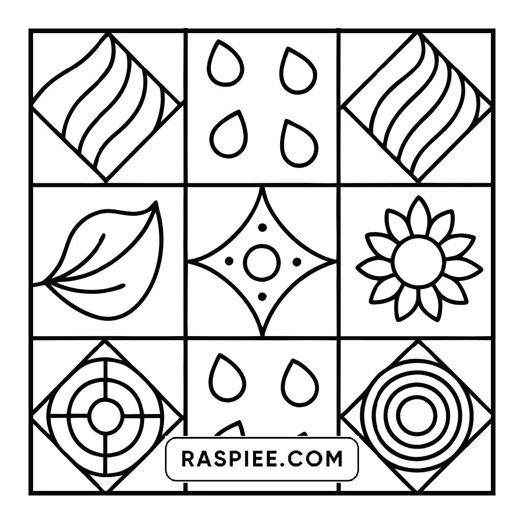 120 Bold and Easy Comfy Patterns Coloring Pages