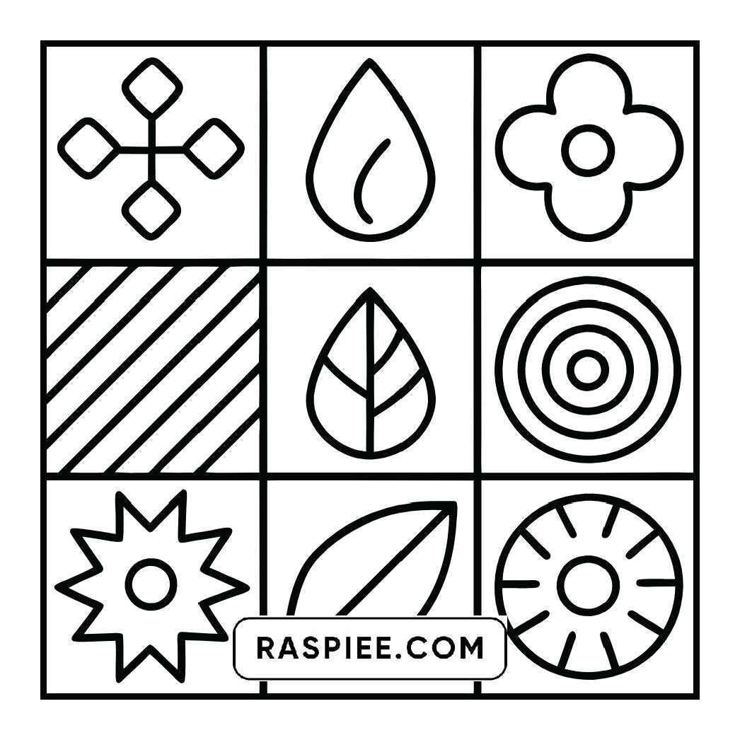 120 Bold and Easy Comfy Patterns Coloring Pages