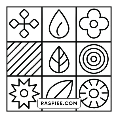 120 Bold and Easy Comfy Patterns Coloring Pages