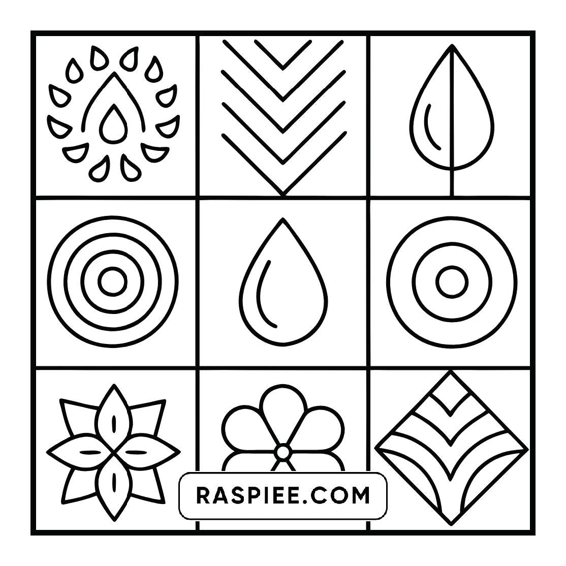 120 Bold and Easy Comfy Patterns Coloring Pages