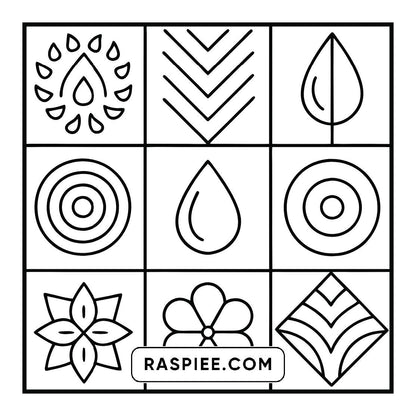 120 Bold and Easy Comfy Patterns Coloring Pages
