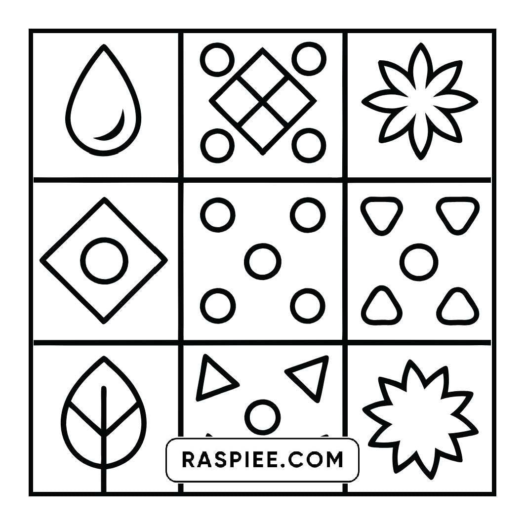 120 Bold and Easy Comfy Patterns Coloring Pages