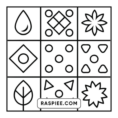 120 Bold and Easy Comfy Patterns Coloring Pages