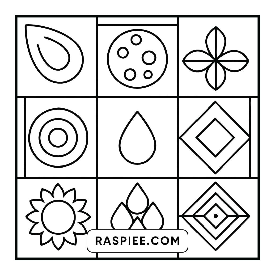 120 Bold and Easy Comfy Patterns Coloring Pages