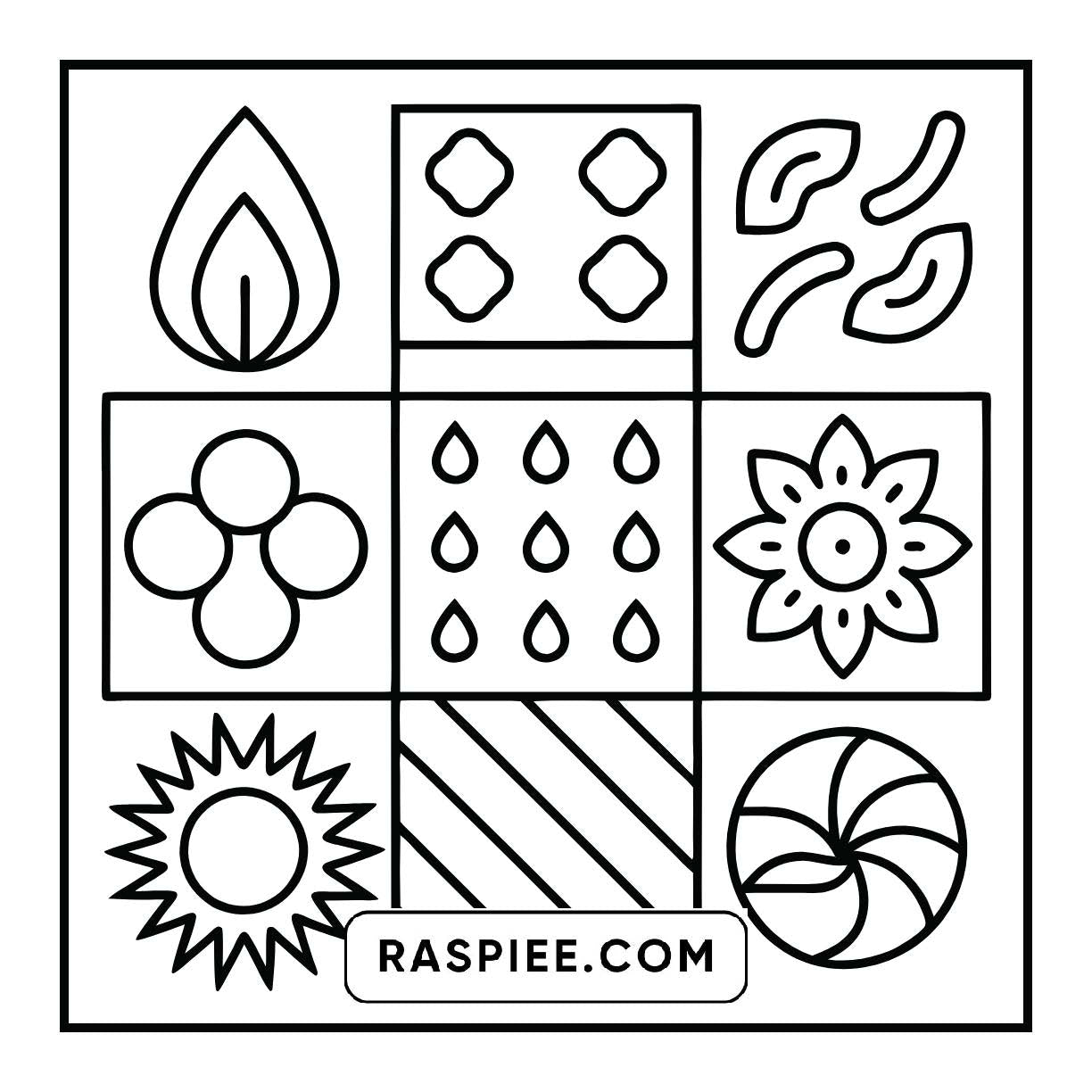 120 Bold and Easy Comfy Patterns Coloring Pages