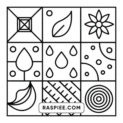 120 Bold and Easy Comfy Patterns Coloring Pages