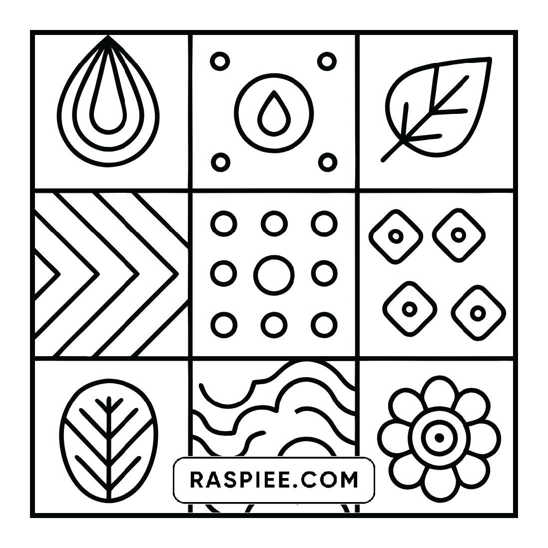 120 Bold and Easy Comfy Patterns Coloring Pages