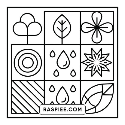 120 Bold and Easy Comfy Patterns Coloring Pages