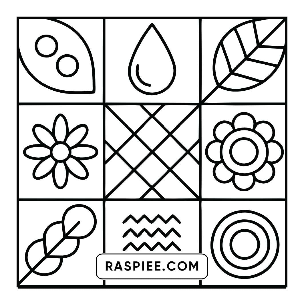 120 Bold and Easy Comfy Patterns Coloring Pages