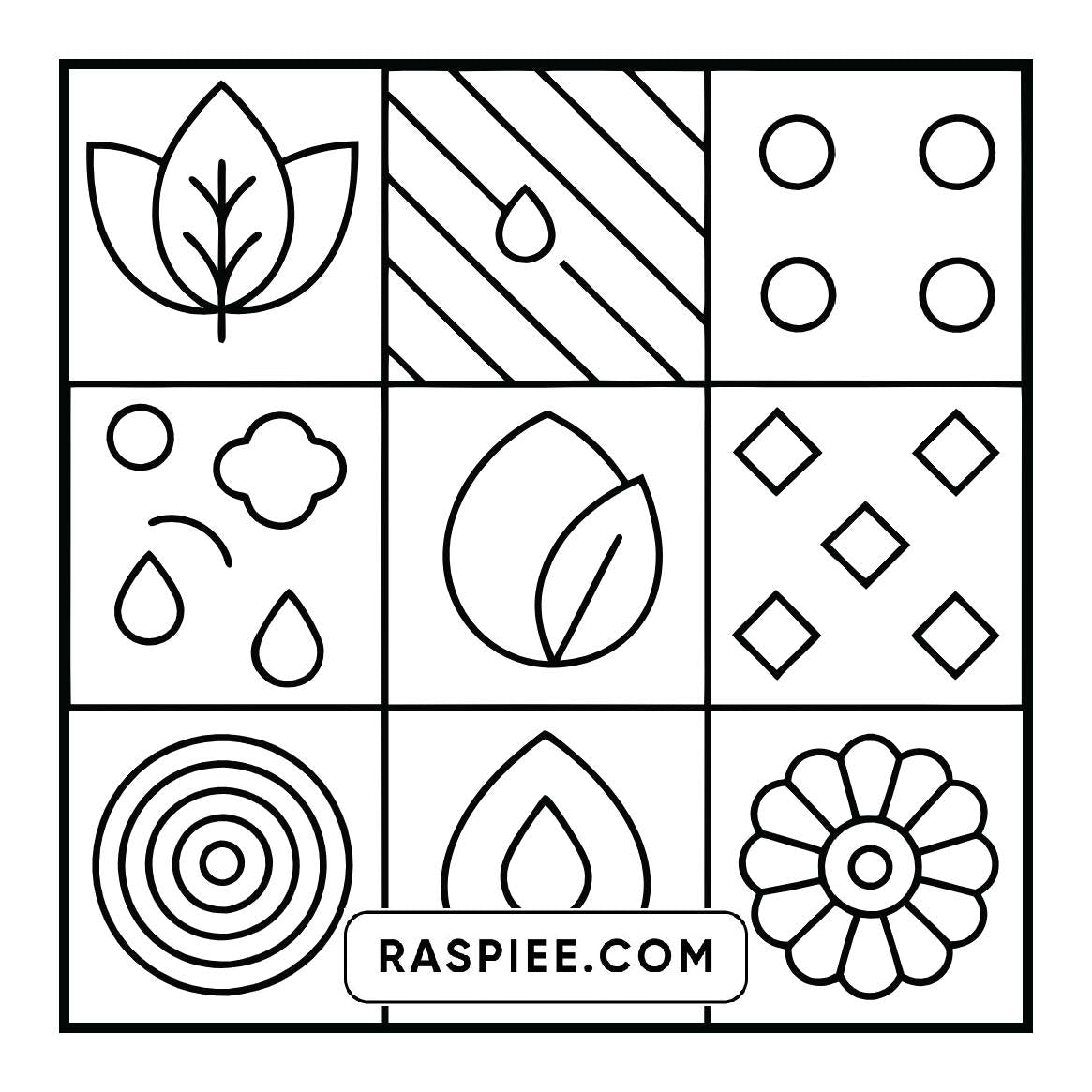 120 Bold and Easy Comfy Patterns Coloring Pages