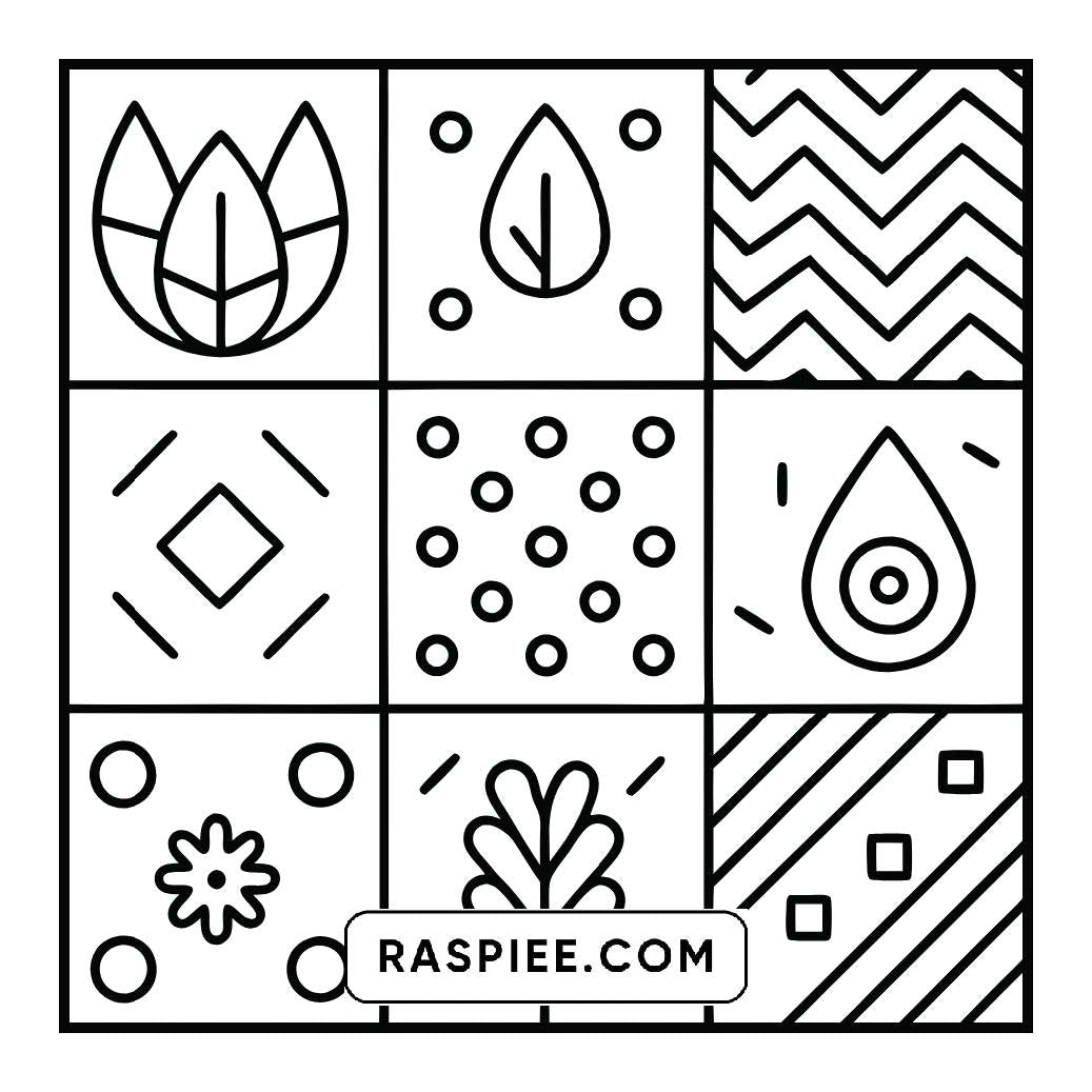 120 Bold and Easy Comfy Patterns Coloring Pages