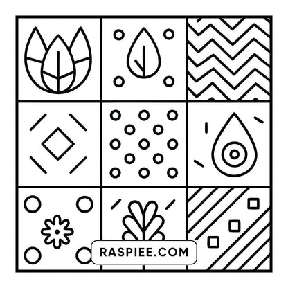 120 Bold and Easy Comfy Patterns Coloring Pages
