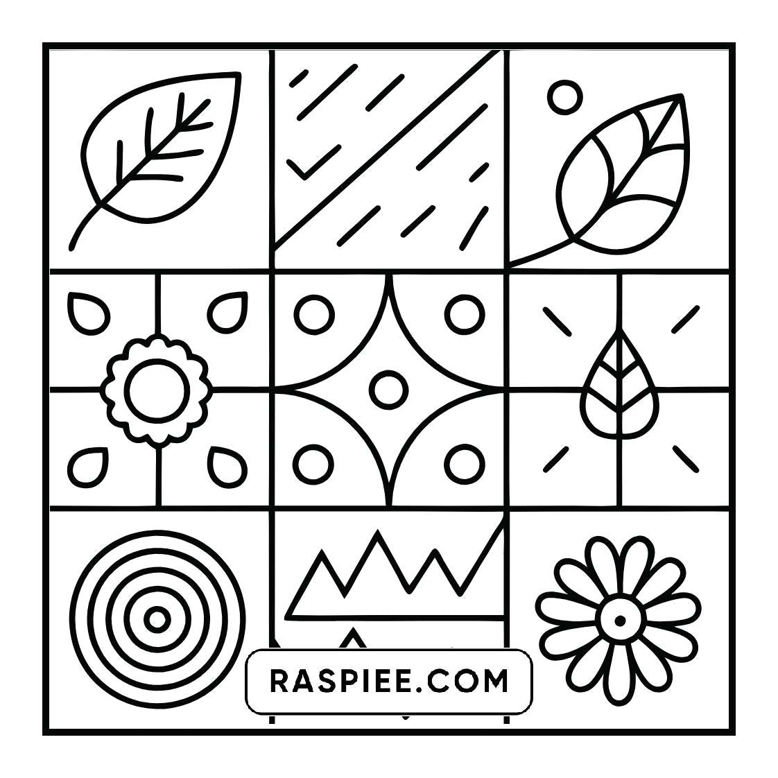 120 Bold and Easy Comfy Patterns Coloring Pages