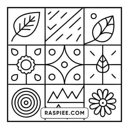120 Bold and Easy Comfy Patterns Coloring Pages
