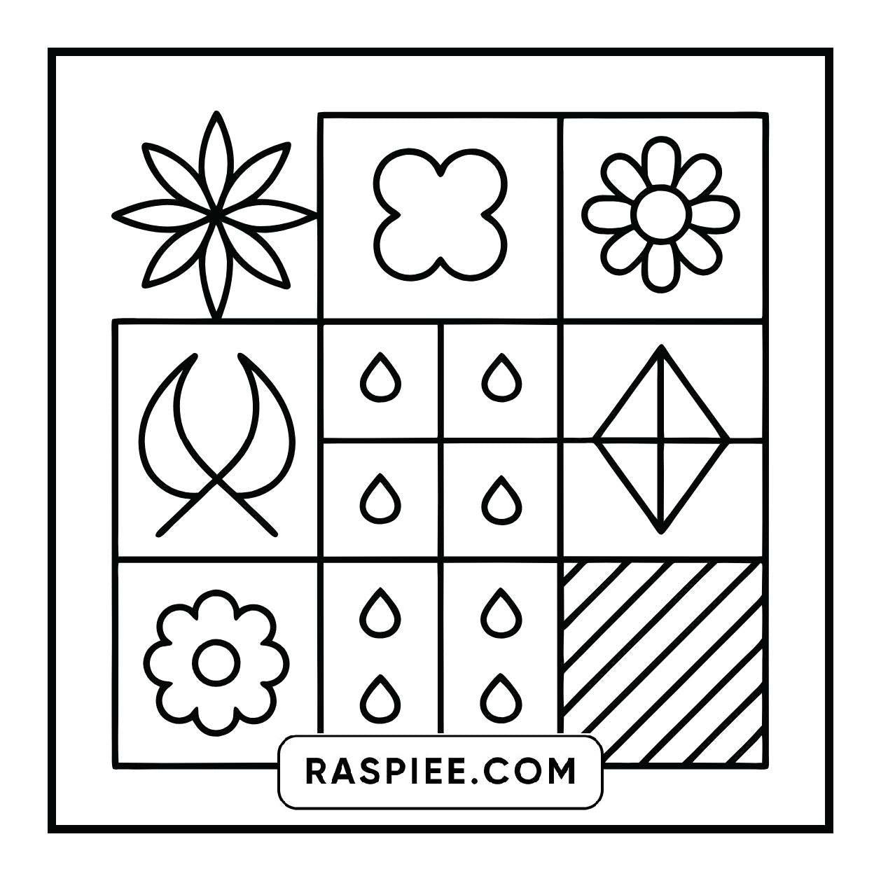 120 Bold and Easy Comfy Patterns Coloring Pages