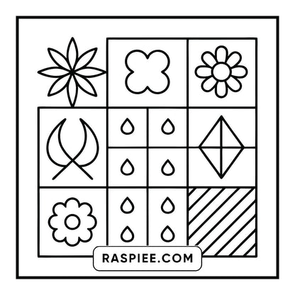 120 Bold and Easy Comfy Patterns Coloring Pages