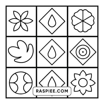 120 Bold and Easy Comfy Patterns Coloring Pages