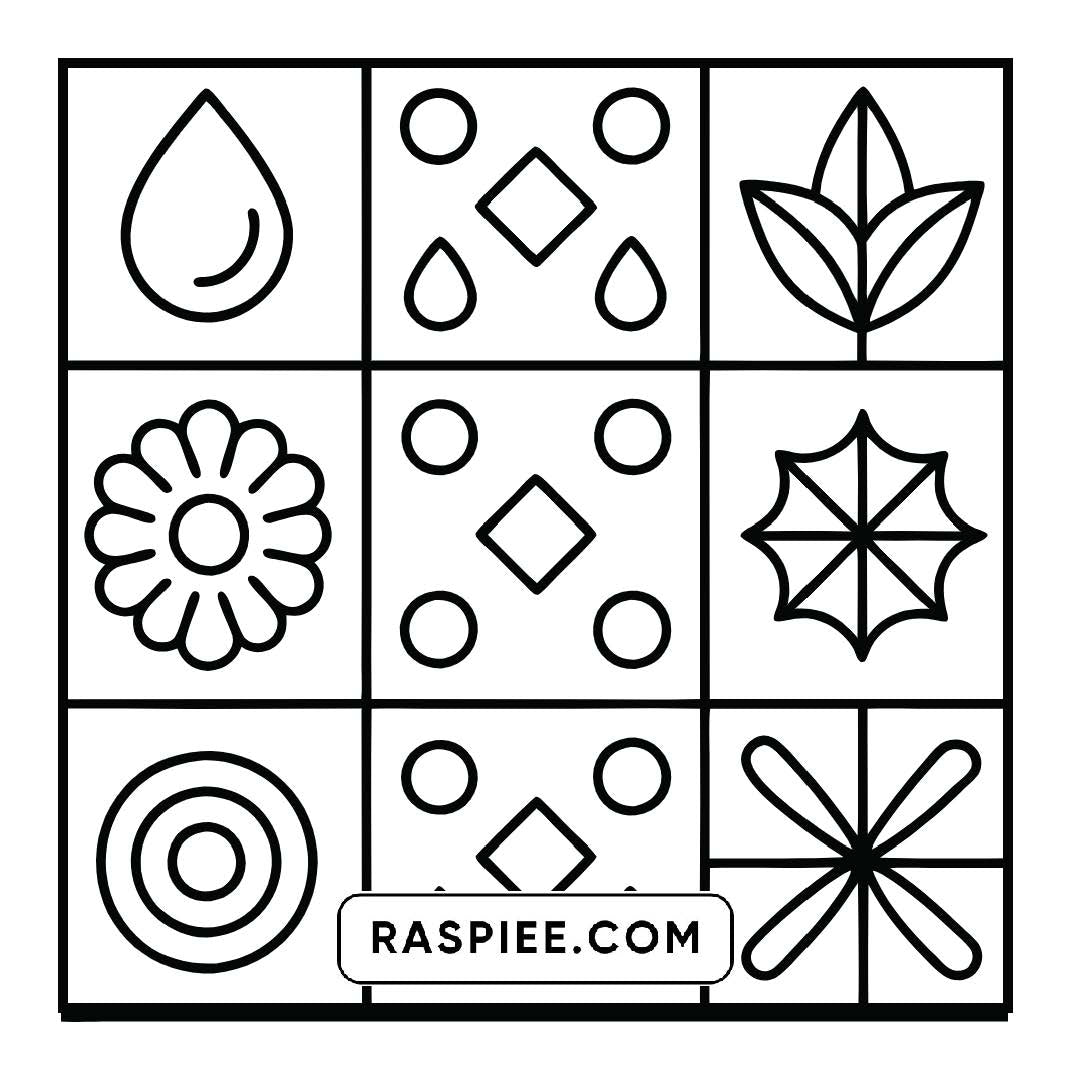 120 Bold and Easy Comfy Patterns Coloring Pages