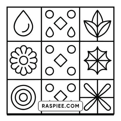 120 Bold and Easy Comfy Patterns Coloring Pages