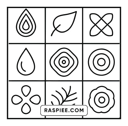 120 Bold and Easy Comfy Patterns Coloring Pages