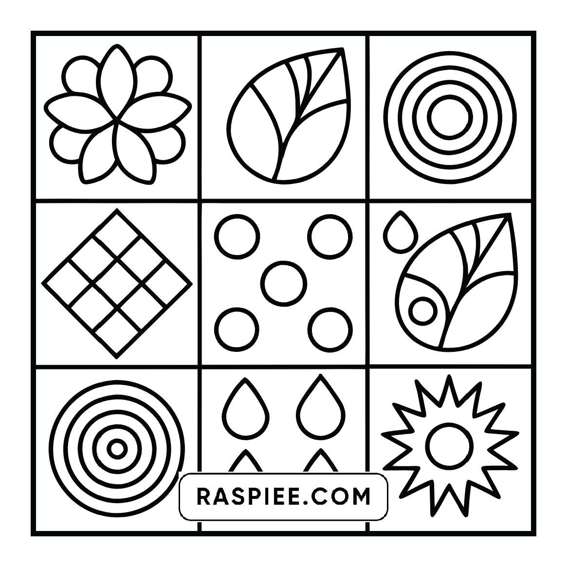 120 Bold and Easy Comfy Patterns Coloring Pages