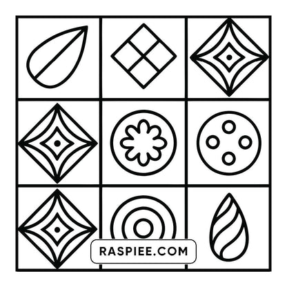 120 Bold and Easy Comfy Patterns Coloring Pages