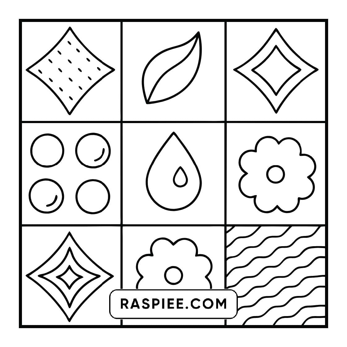 120 Bold and Easy Comfy Patterns Coloring Pages