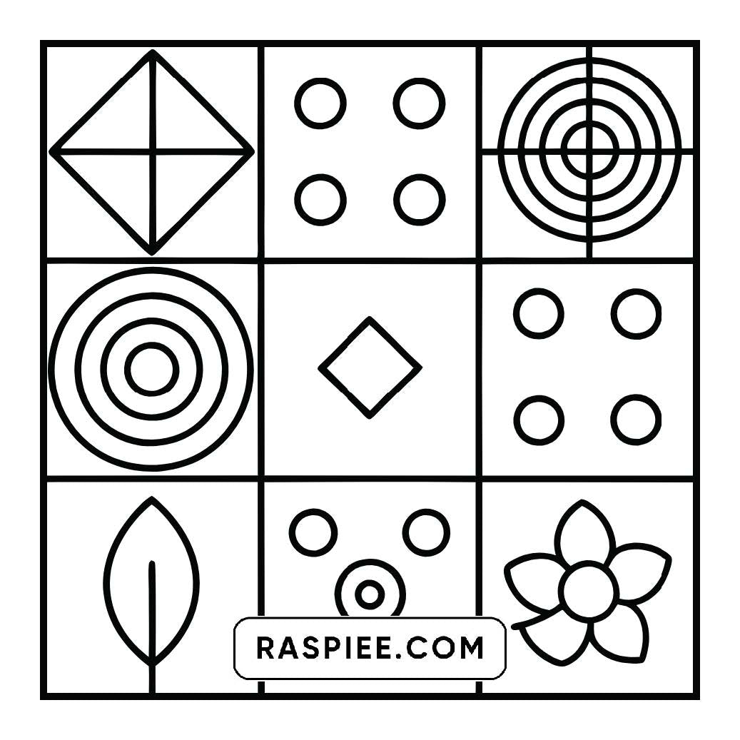 120 Bold and Easy Comfy Patterns Coloring Pages