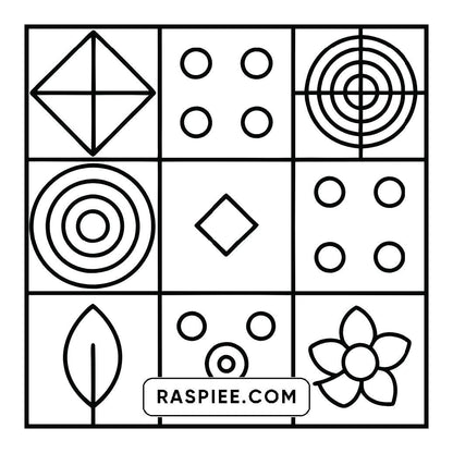 120 Bold and Easy Comfy Patterns Coloring Pages