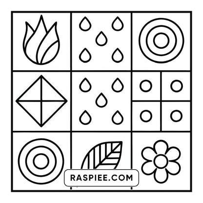120 Bold and Easy Comfy Patterns Coloring Pages