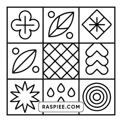 120 Bold and Easy Comfy Patterns Coloring Pages