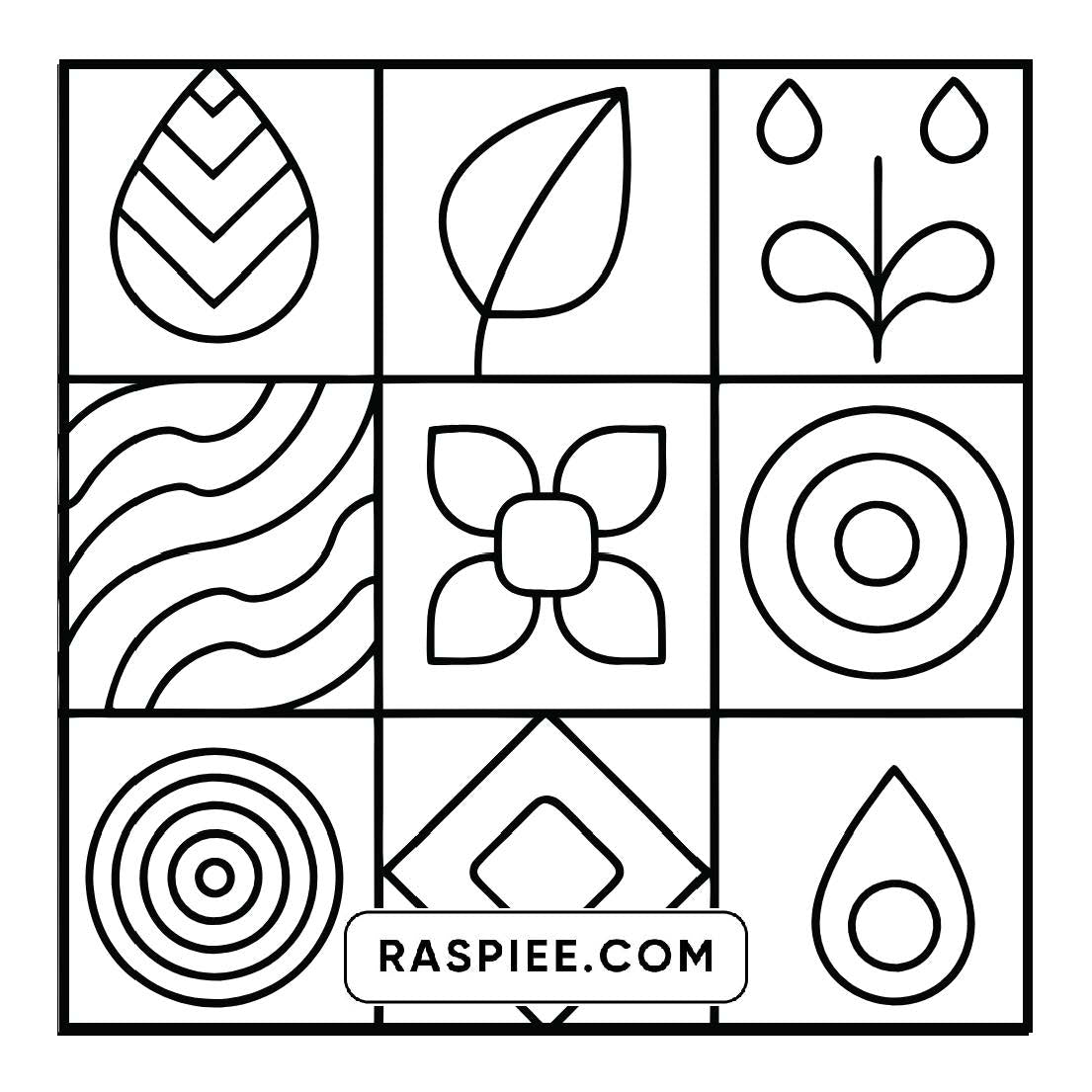 120 Bold and Easy Comfy Patterns Coloring Pages