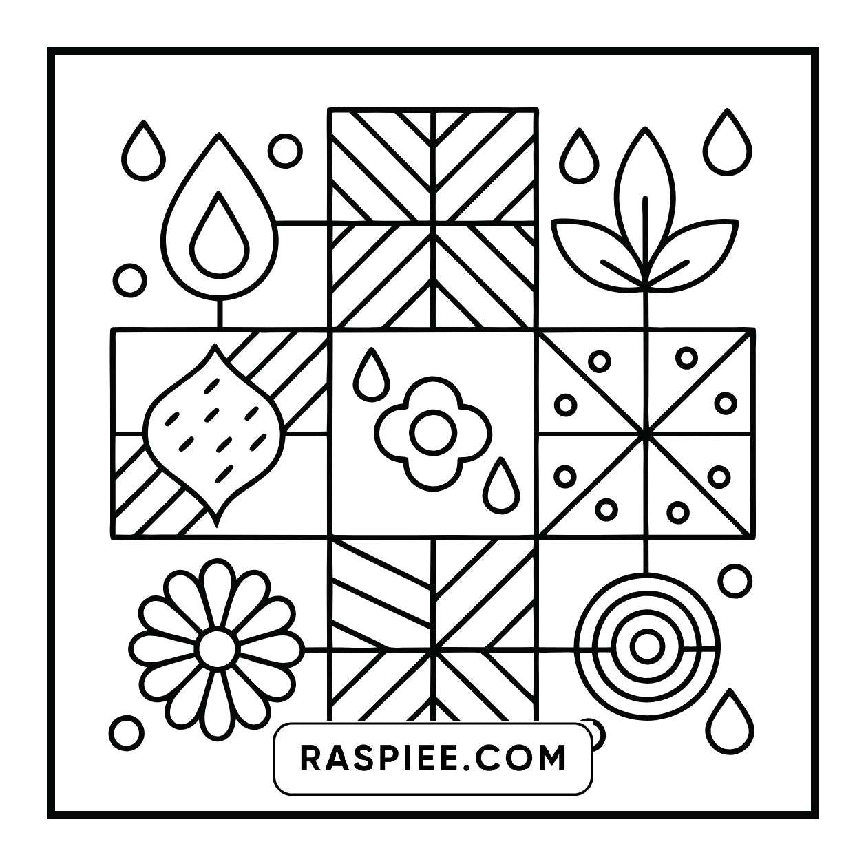 120 Bold and Easy Comfy Patterns Coloring Pages