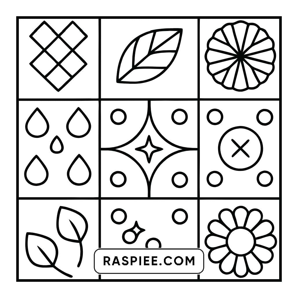 120 Bold and Easy Comfy Patterns Coloring Pages