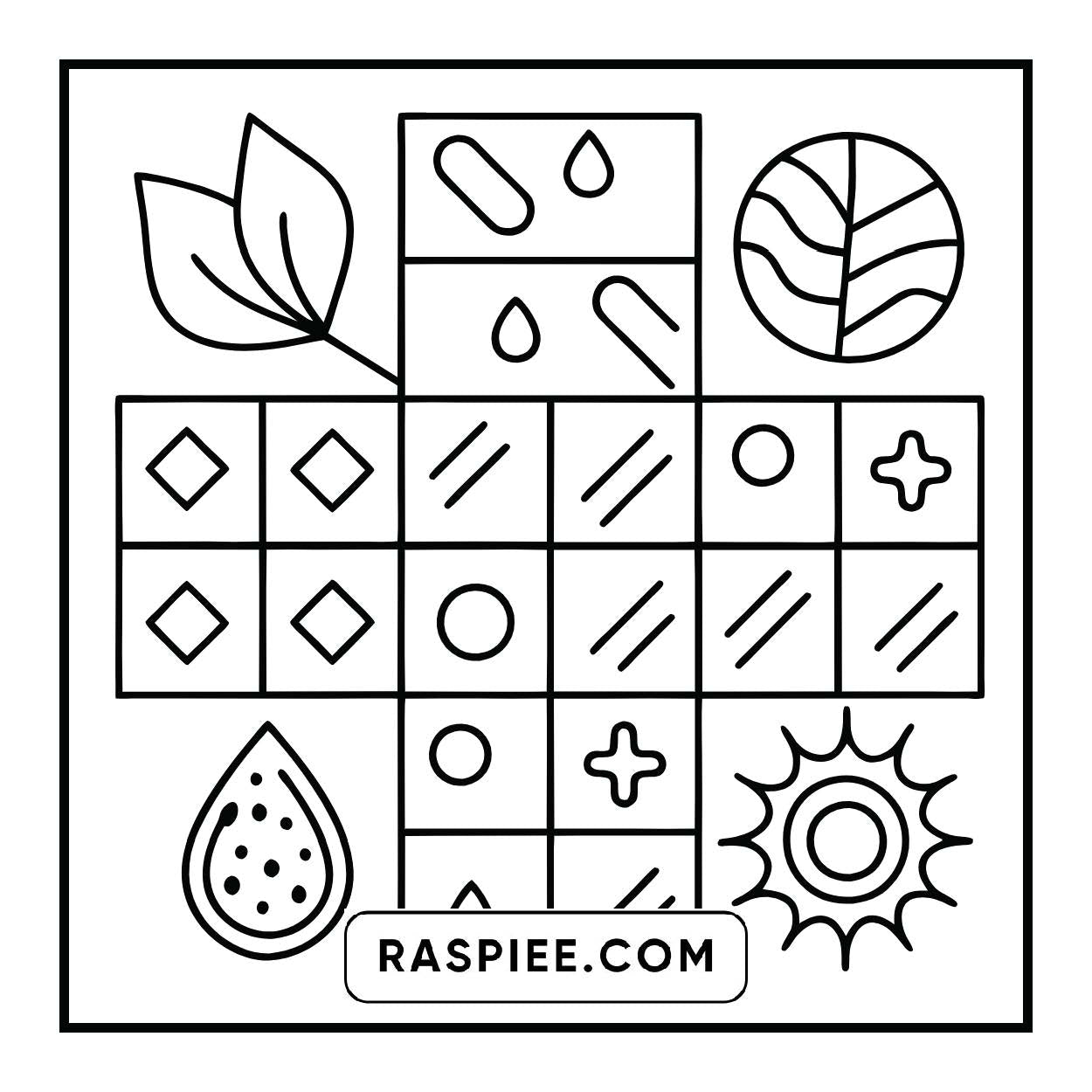 120 Bold and Easy Comfy Patterns Coloring Pages