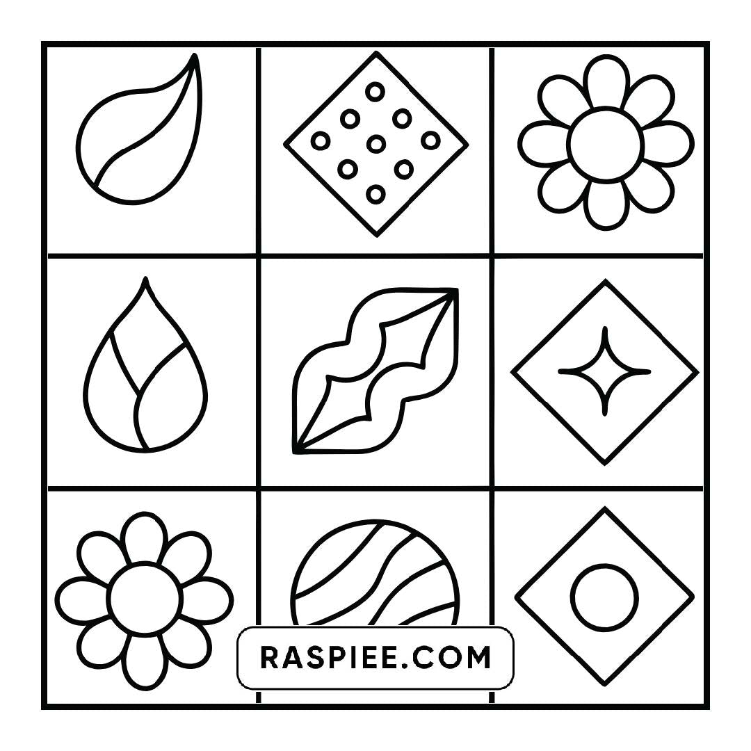 120 Bold and Easy Comfy Patterns Coloring Pages