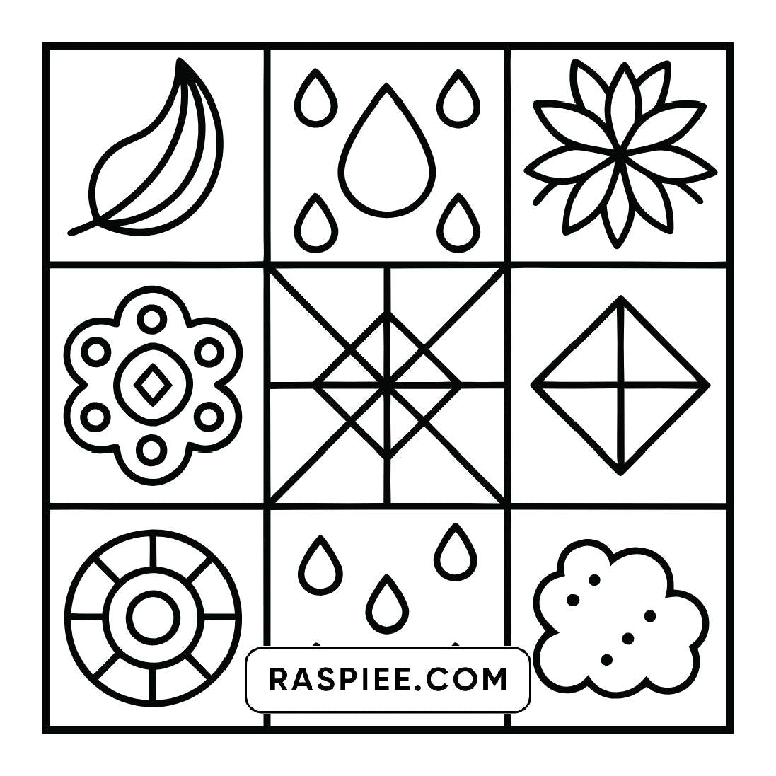 120 Bold and Easy Comfy Patterns Coloring Pages