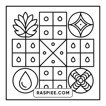 120 Bold and Easy Comfy Patterns Coloring Pages