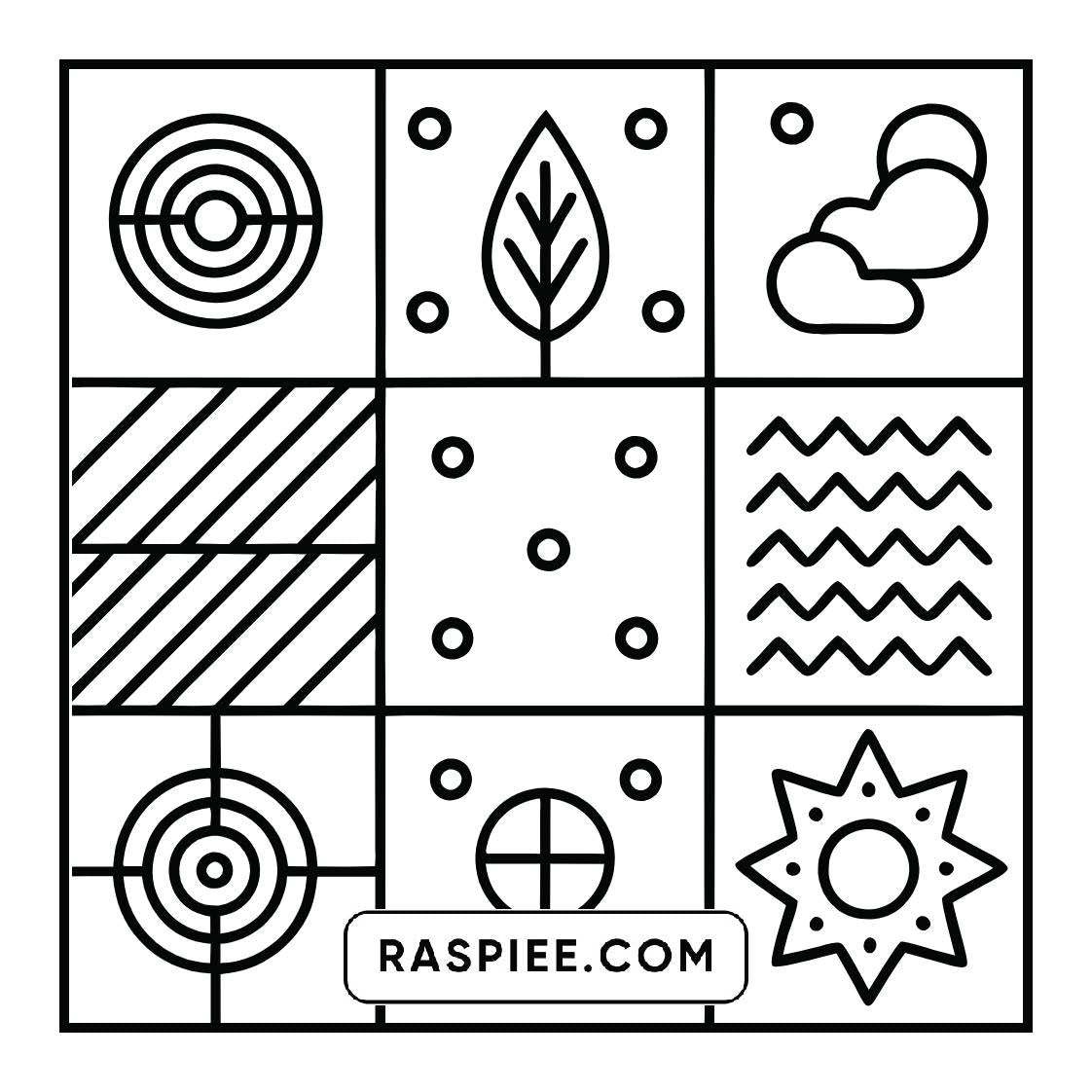 120 Bold and Easy Comfy Patterns Coloring Pages