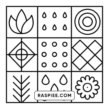 120 Bold and Easy Comfy Patterns Coloring Pages